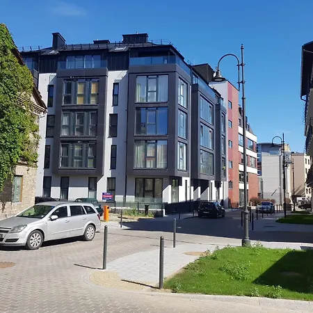 Happy Inn Ruta Studio In Old Town, Self Check In, Underground Parking Vilnius Exterior photo